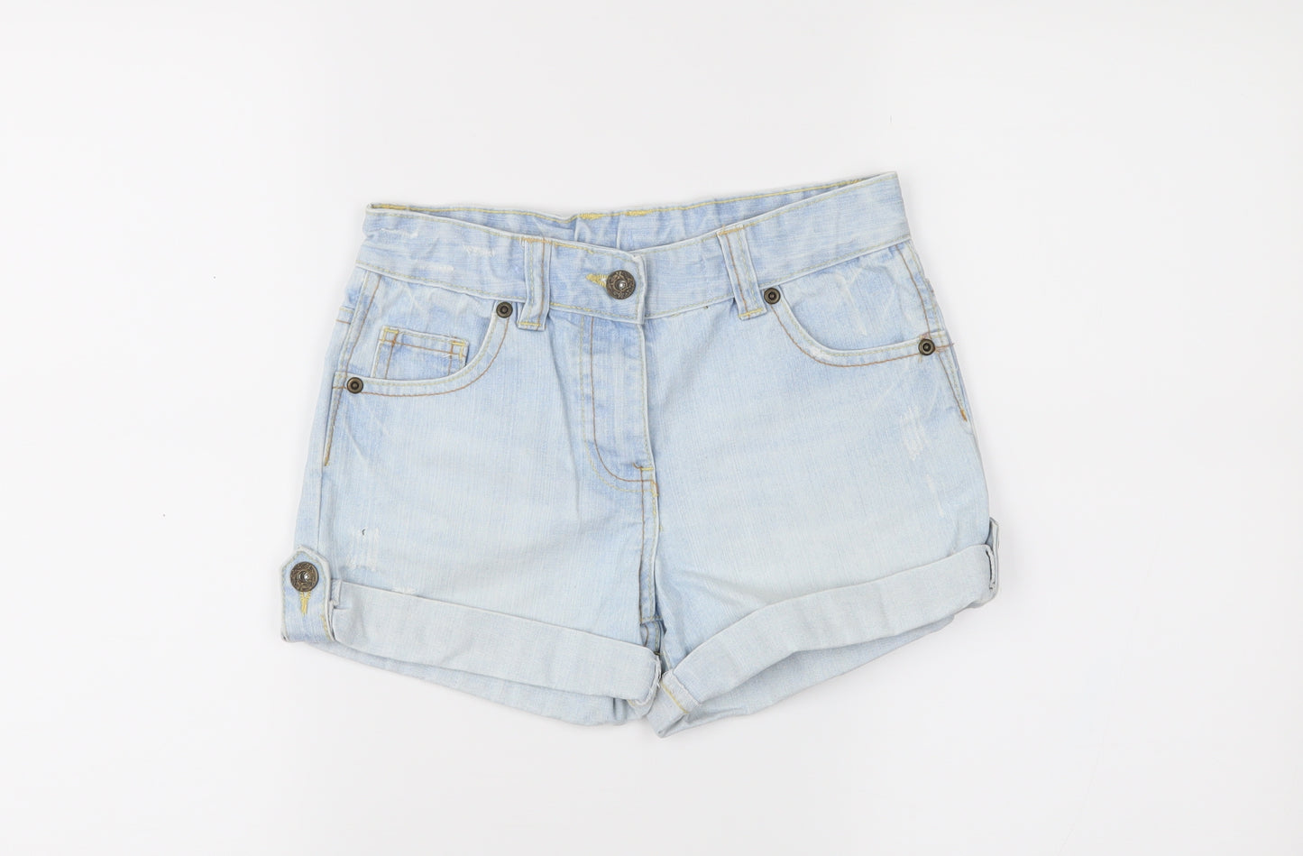 George Girls Blue   Bermuda Shorts Size 8-9 Years