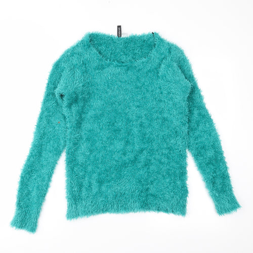 Divided Womens Green   Pullover Jumper Size S