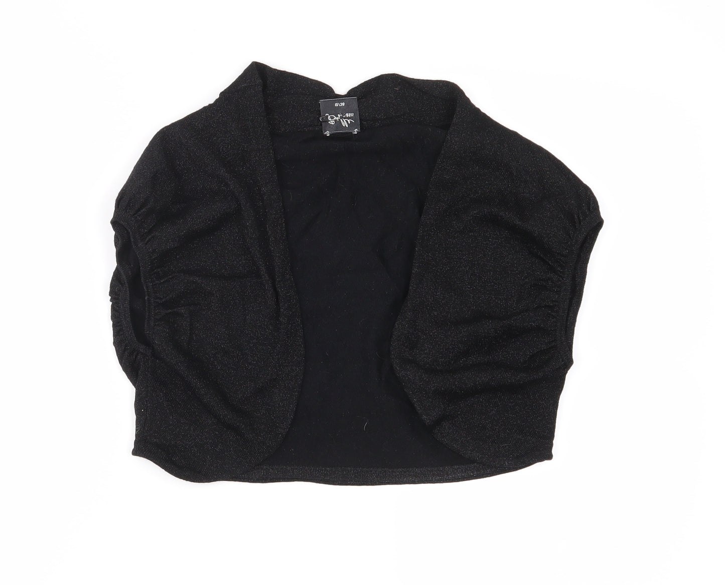 Belle Womens Black   Shrug Jumper Size 12