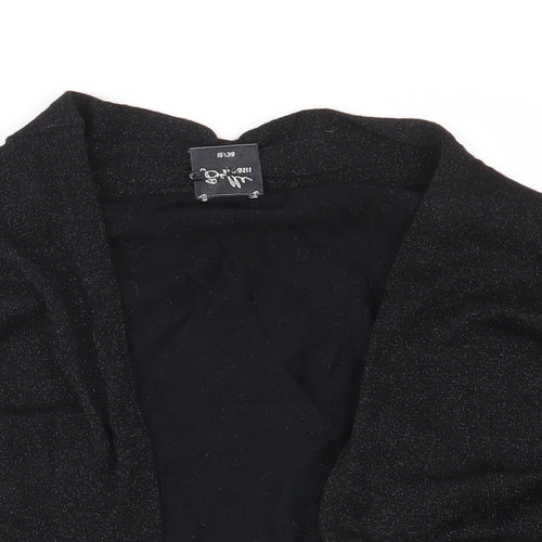 Belle Womens Black   Shrug Jumper Size 12