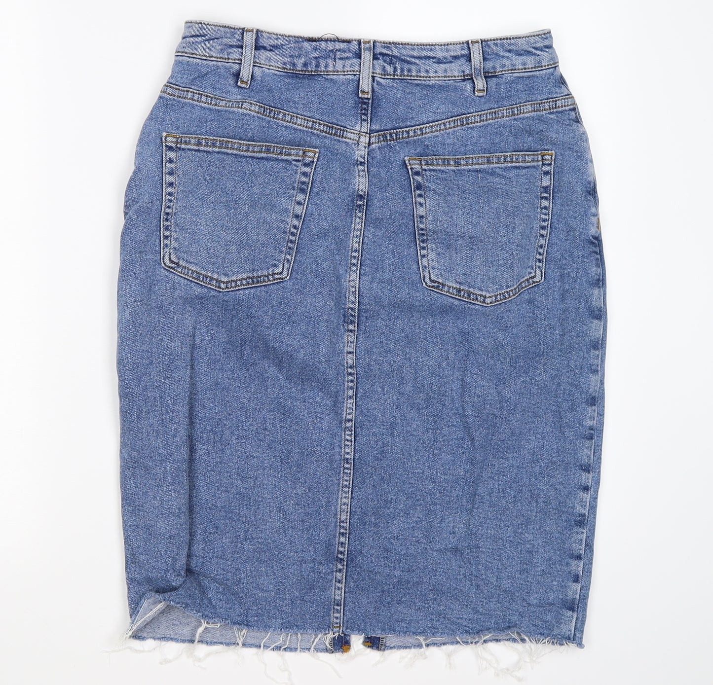 denim co Womens Blue  Denim Straight & Pencil Skirt Size 14