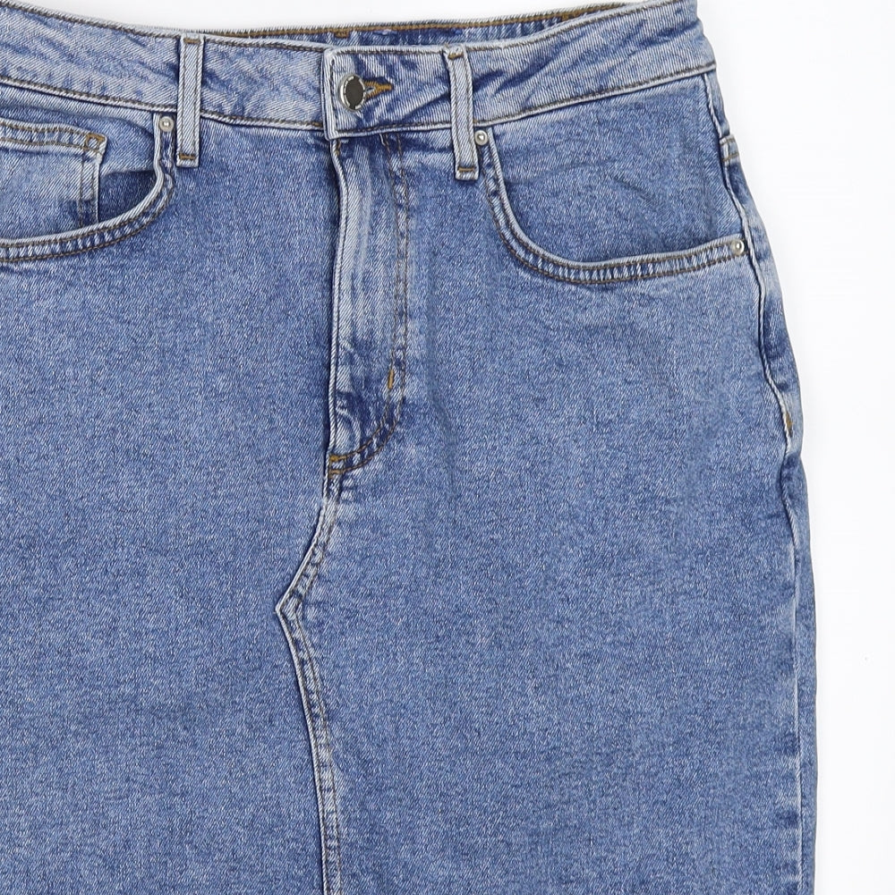 denim co Womens Blue  Denim Straight & Pencil Skirt Size 14