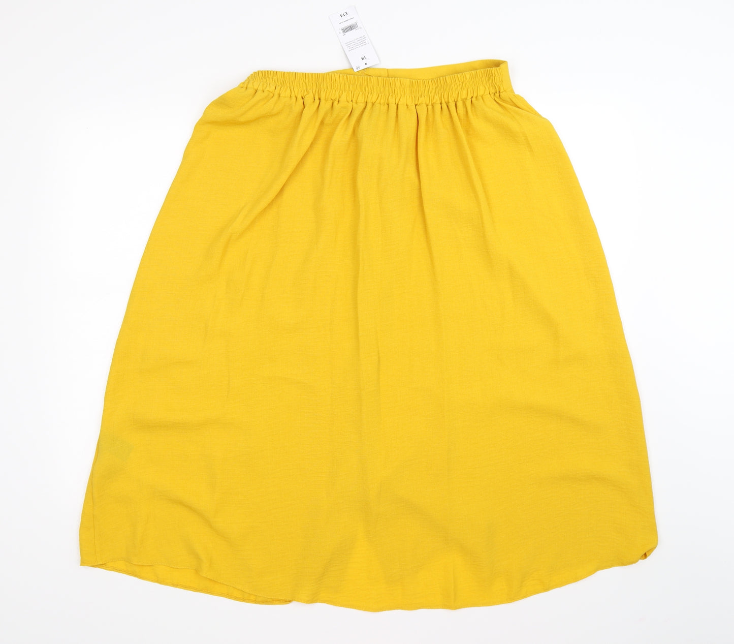 Papaya Womens Yellow   A-Line Skirt Size 14