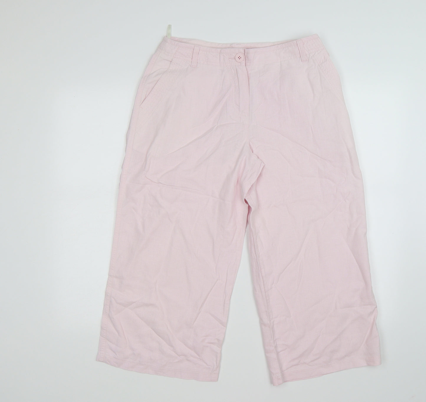 Marks and Spencer Womens Pink   Culotte Shorts Size 12