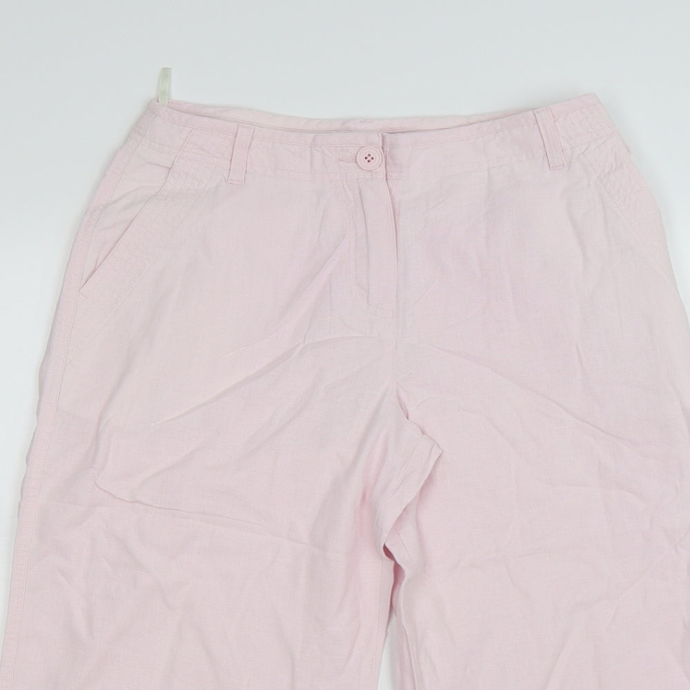 Marks and Spencer Womens Pink   Culotte Shorts Size 12