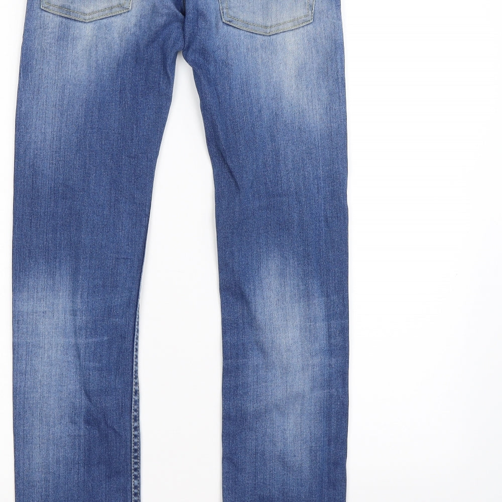 Levi's Womens Blue  Denim Straight Jeans Size 12 L28 in - 511