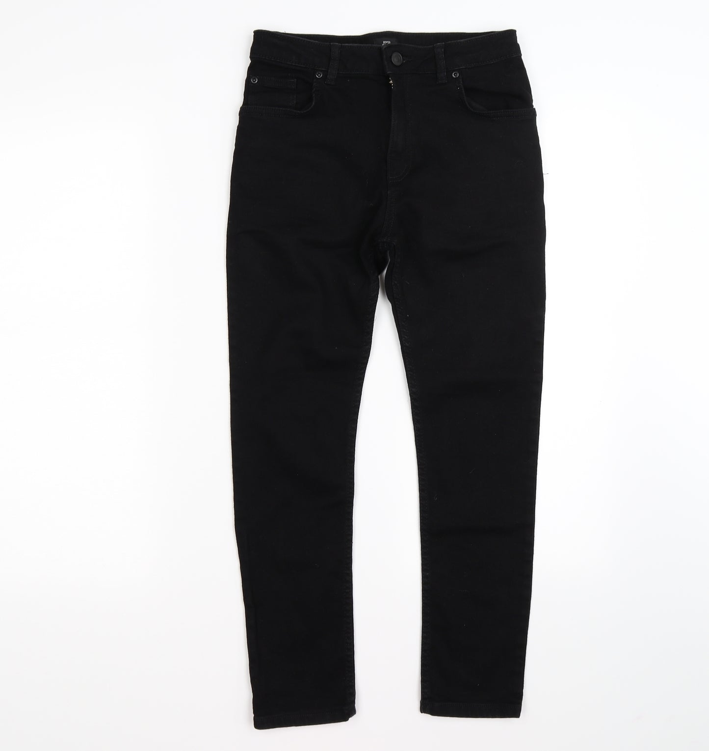 River Island Boys Black  Denim Skinny Jeans Size 11 Years