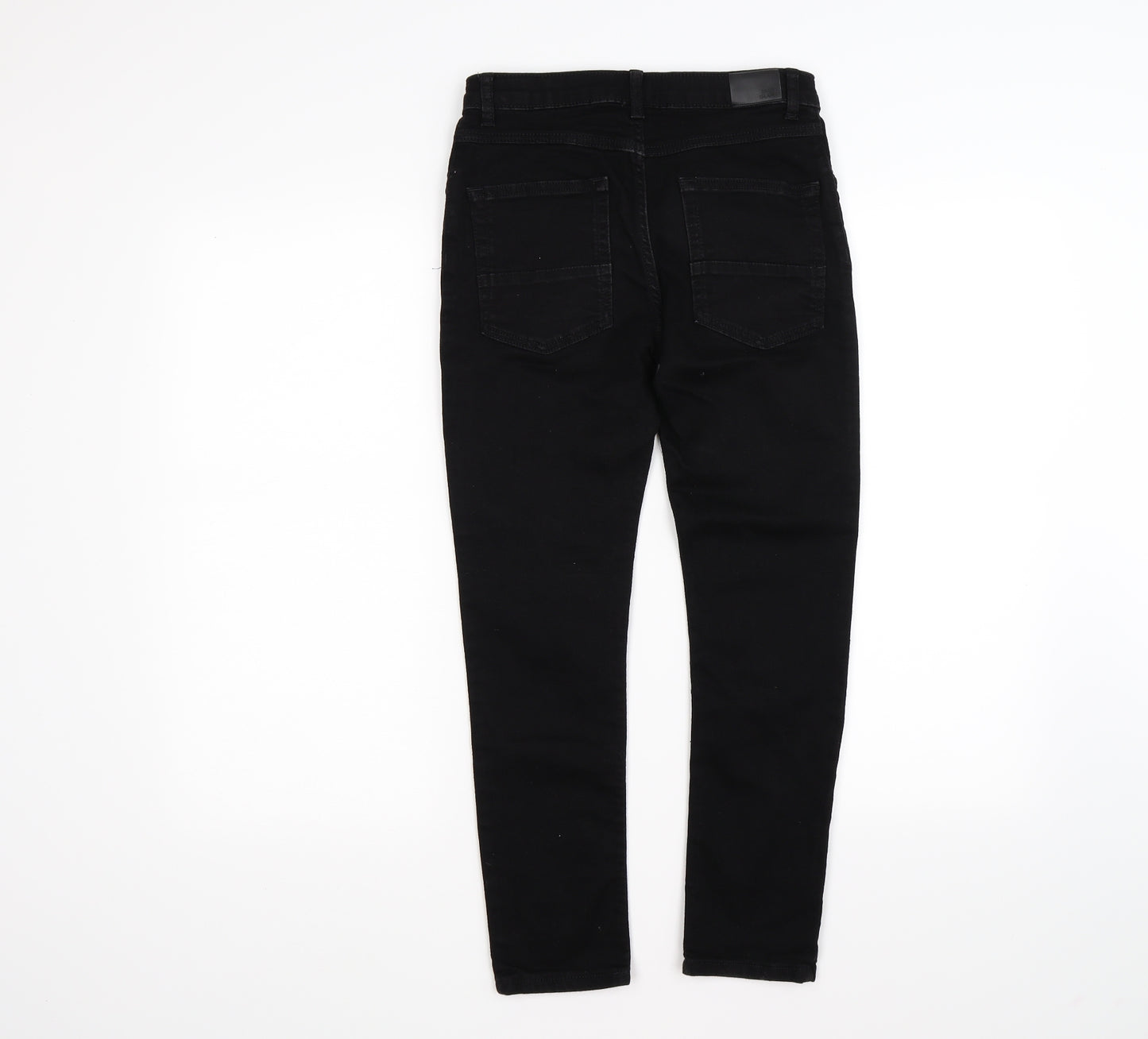 River Island Boys Black  Denim Skinny Jeans Size 11 Years