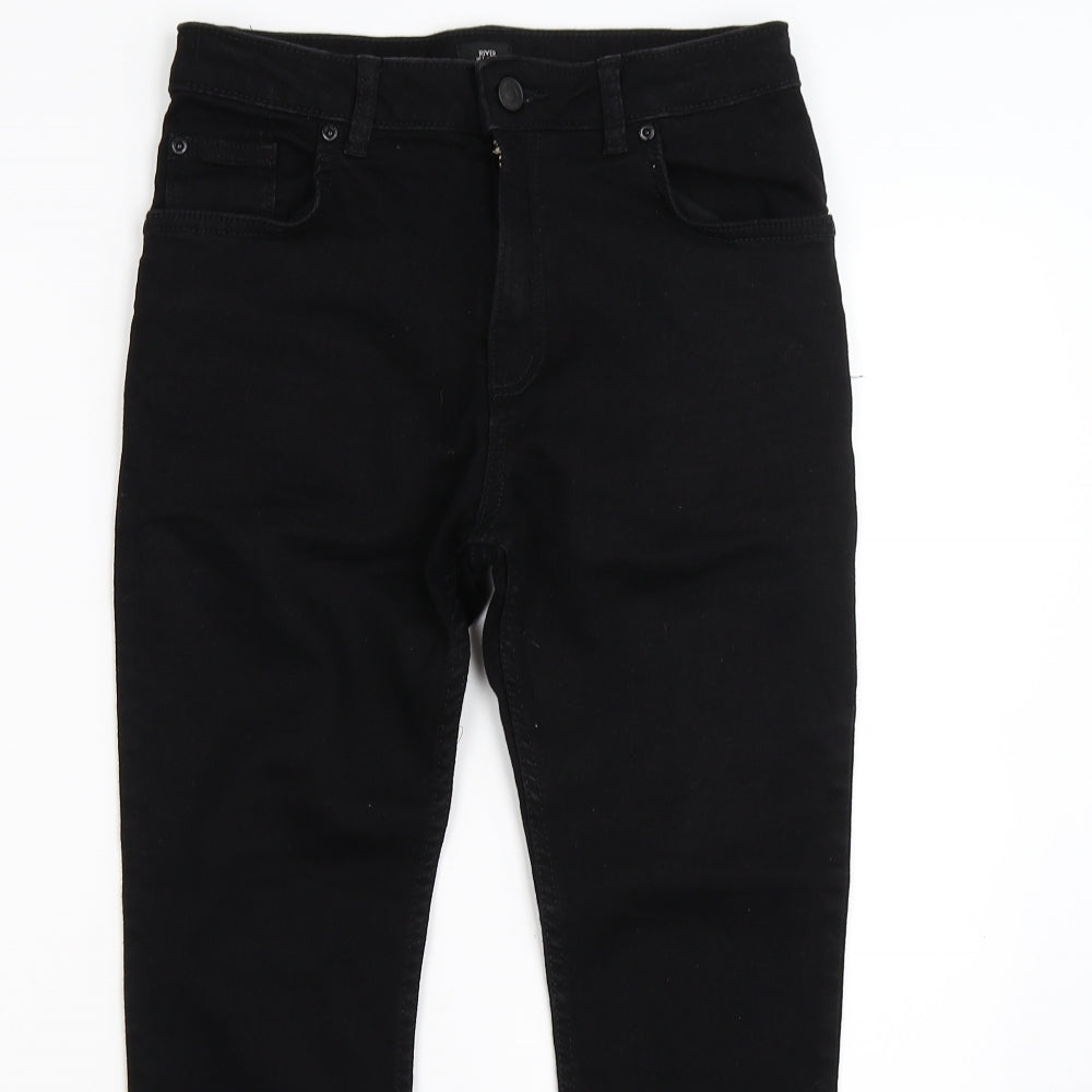 River Island Boys Black  Denim Skinny Jeans Size 11 Years