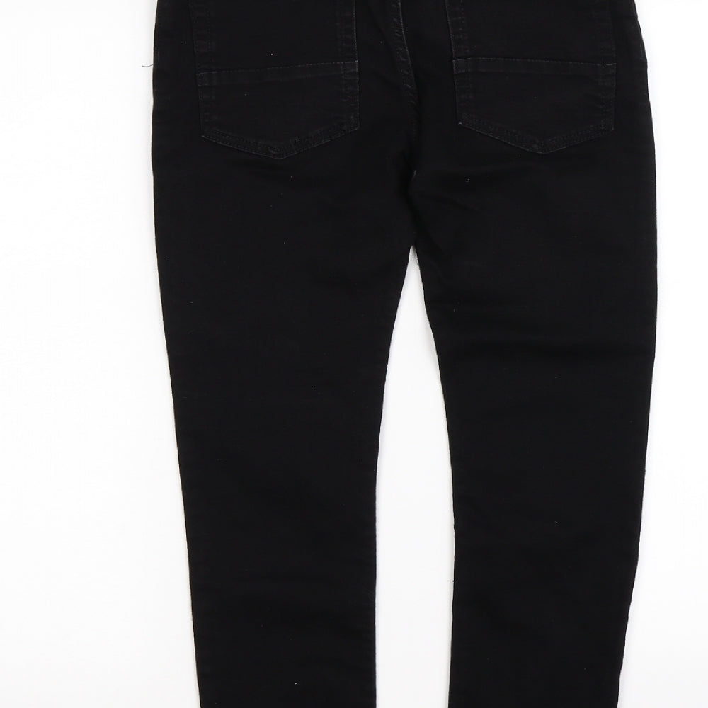 River Island Boys Black  Denim Skinny Jeans Size 11 Years