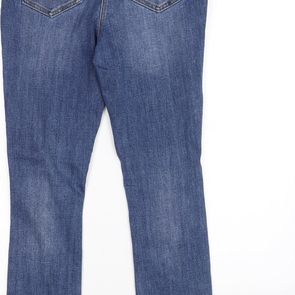 /denim Womens Blue  Denim Straight Jeans Size 12 L26 in