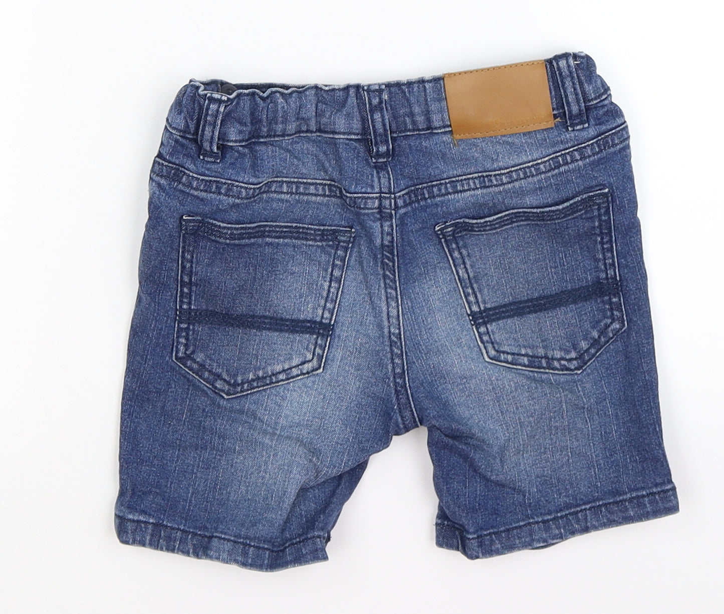 Very Boys Blue  Denim Cargo Shorts Size 3 Years - slim fit