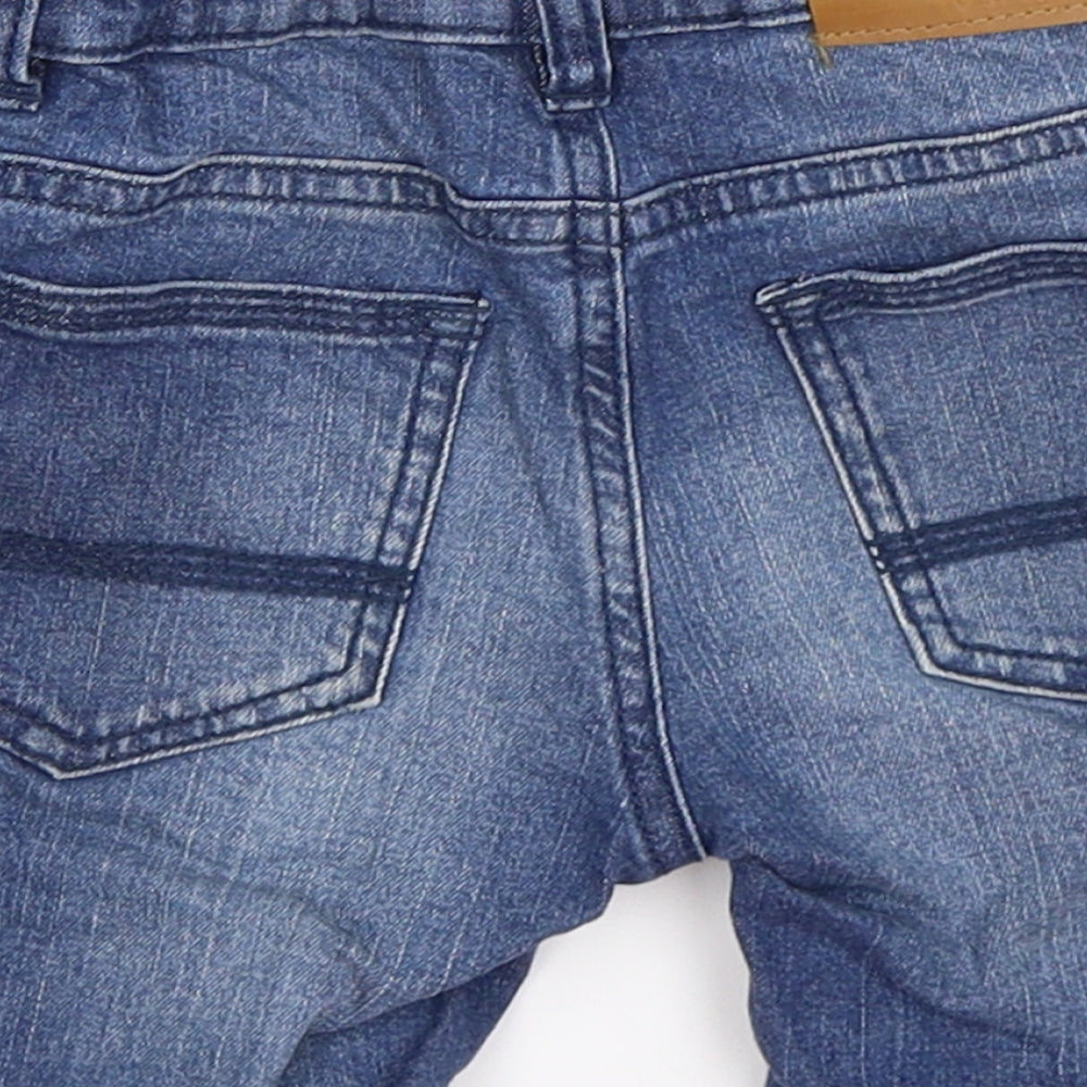 Very Boys Blue  Denim Cargo Shorts Size 3 Years - slim fit