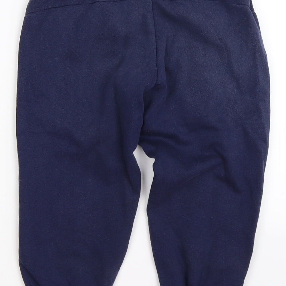 PUMA Boys Blue  Jersey Jogger Trousers Size 6-7 Years