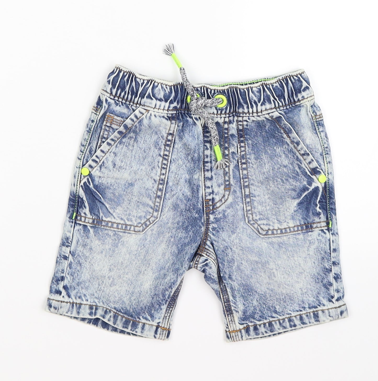 geoge Boys Blue  Denim Cargo Shorts Size 2-3 Years
