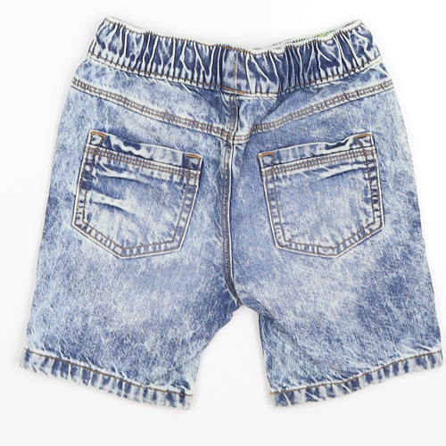 geoge Boys Blue  Denim Cargo Shorts Size 2-3 Years