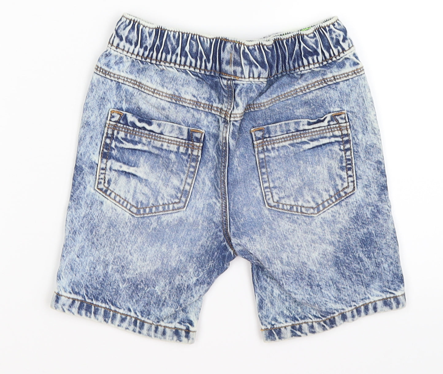 geoge Boys Blue  Denim Cargo Shorts Size 2-3 Years