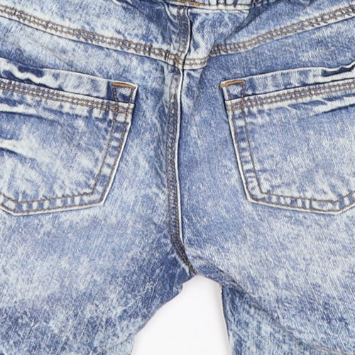 geoge Boys Blue  Denim Cargo Shorts Size 2-3 Years
