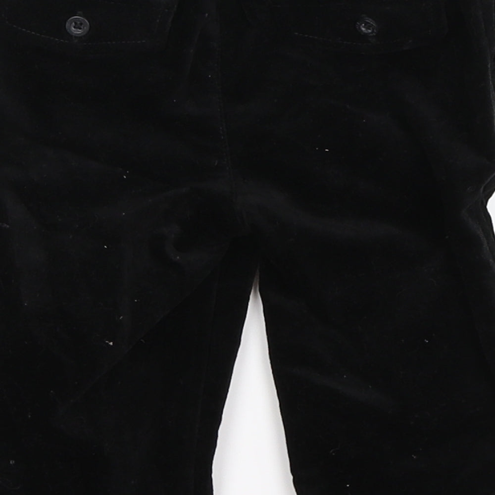Disney Baby Black  Velour Capri Trousers Size 9-12 Months  - pluto