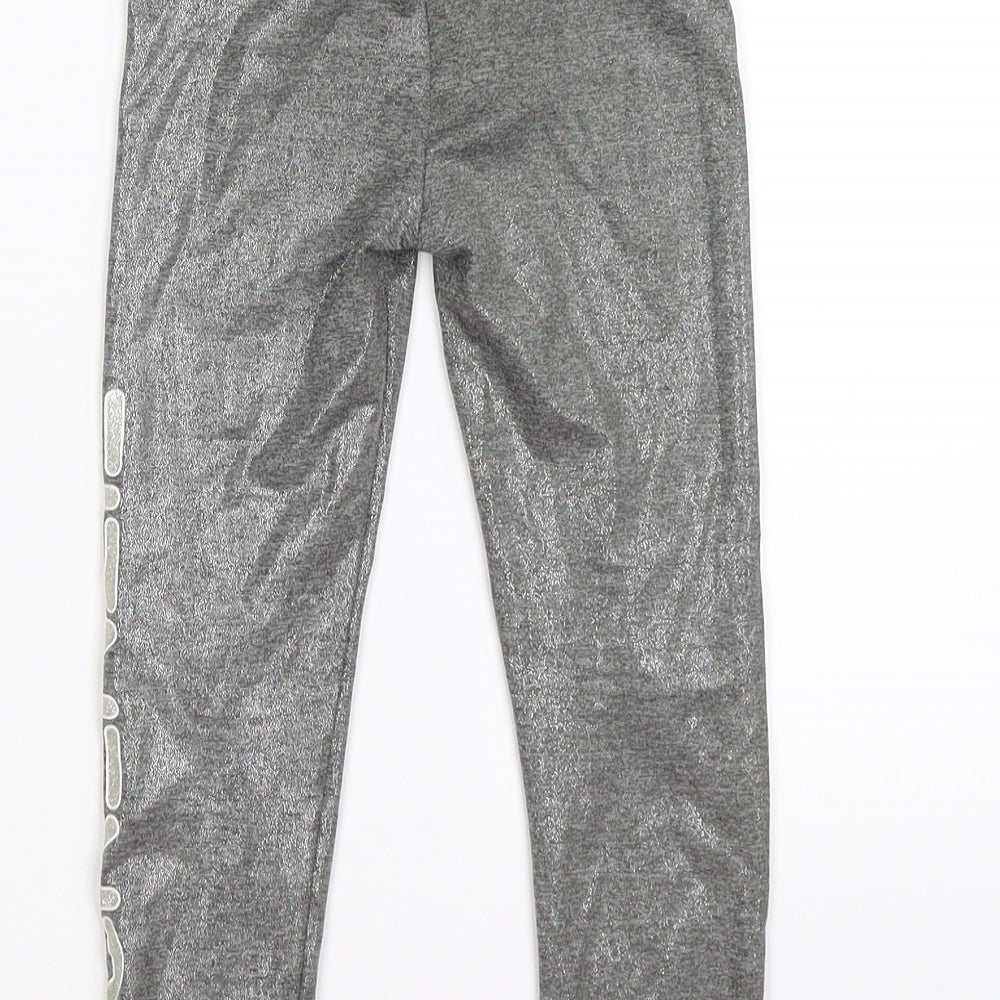 McKenzie Girls Silver   Jegging Trousers Size 5-6 Years