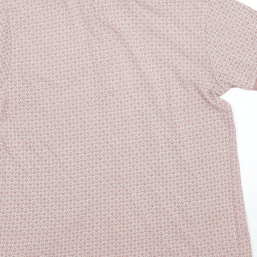 Undeniable Dudes Boys Pink Geometric  Basic Polo Size 11 Years