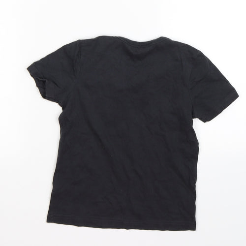 George Boys Black   Basic T-Shirt Size 4-5 Years  - tried to be good