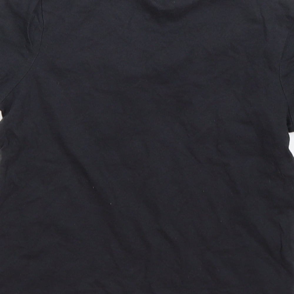 George Boys Black   Basic T-Shirt Size 4-5 Years  - tried to be good