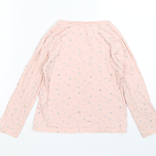 George Girls Pink Polka Dot  Basic T-Shirt Size 6-7 Years  - STARS