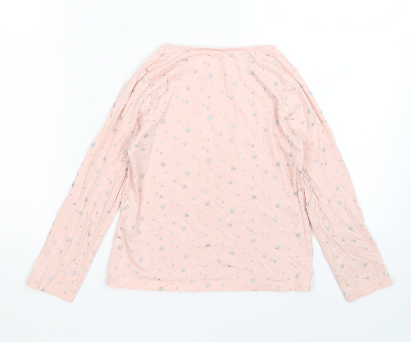 George Girls Pink Polka Dot  Basic T-Shirt Size 6-7 Years  - STARS