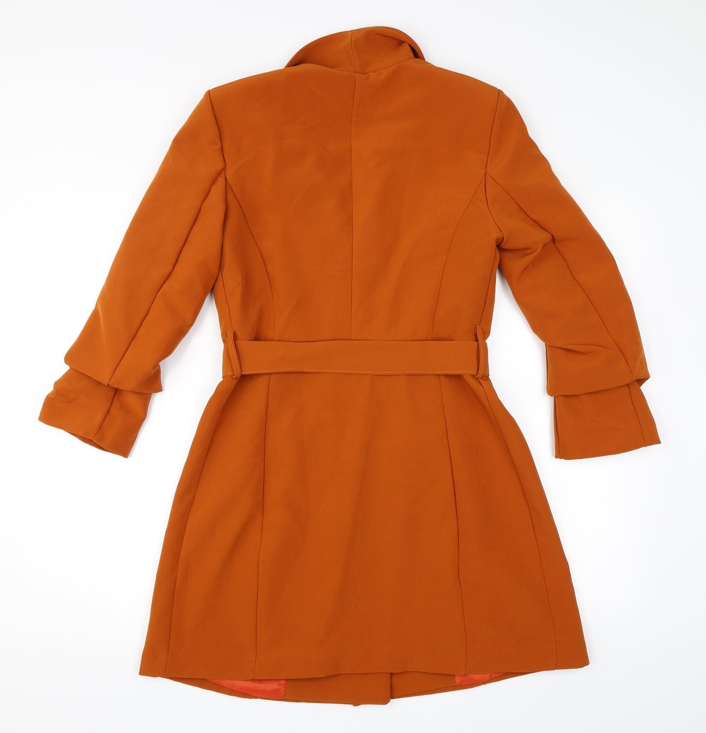 Made in Italy Womens Orange   Overcoat Blazer Size XL