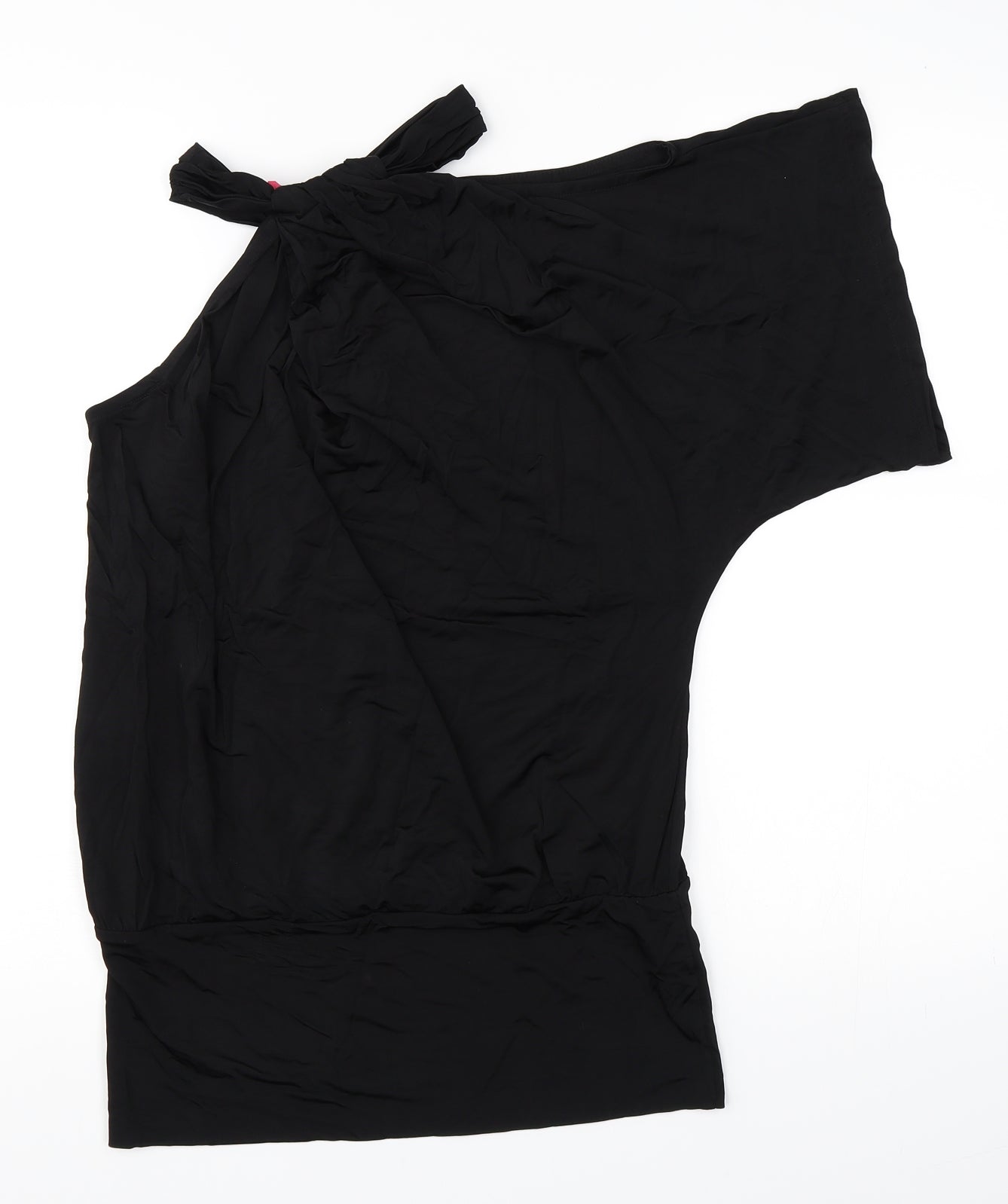 Preworn Womens Black   Basic Blouse Size 8