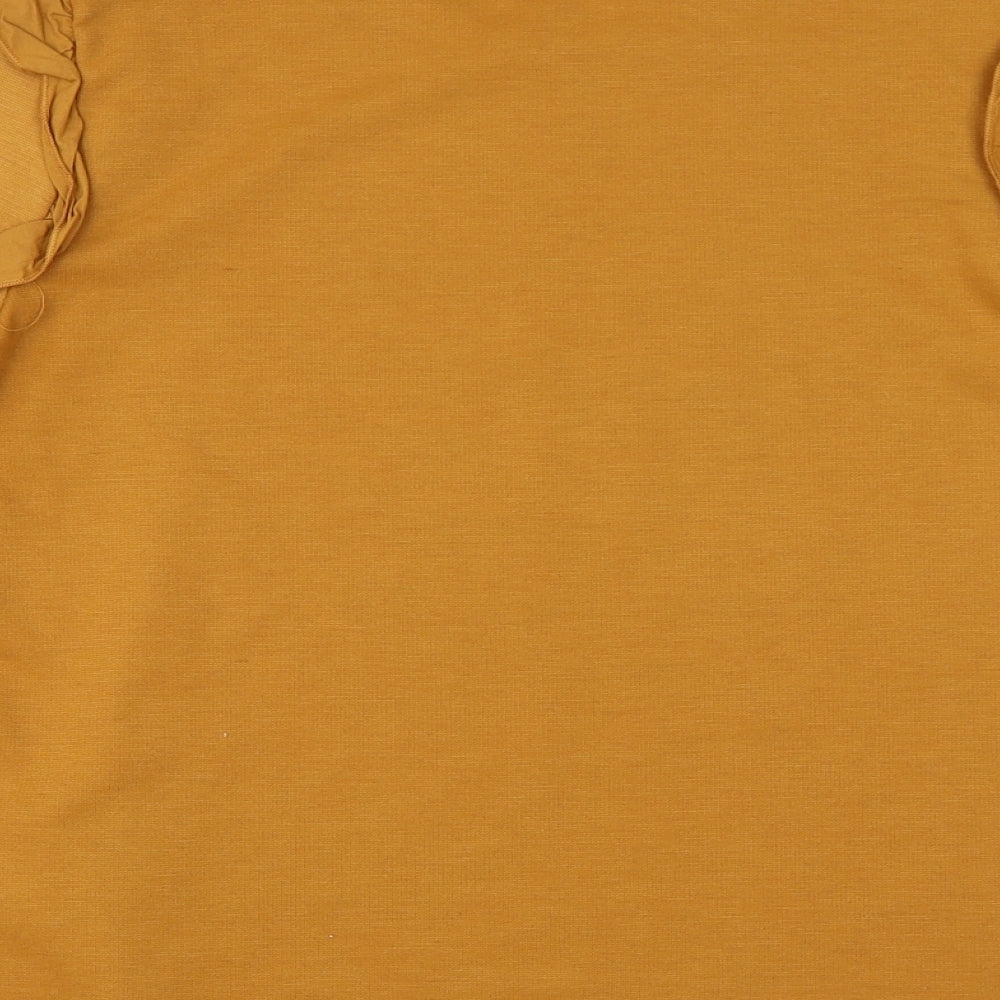 Zara Womens Orange   Basic T-Shirt Size M