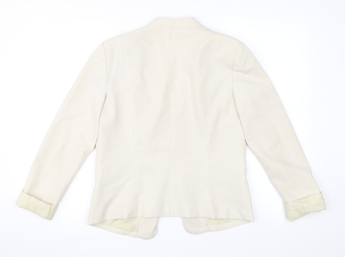 Newlook Womens White   Jacket Blazer Size 10