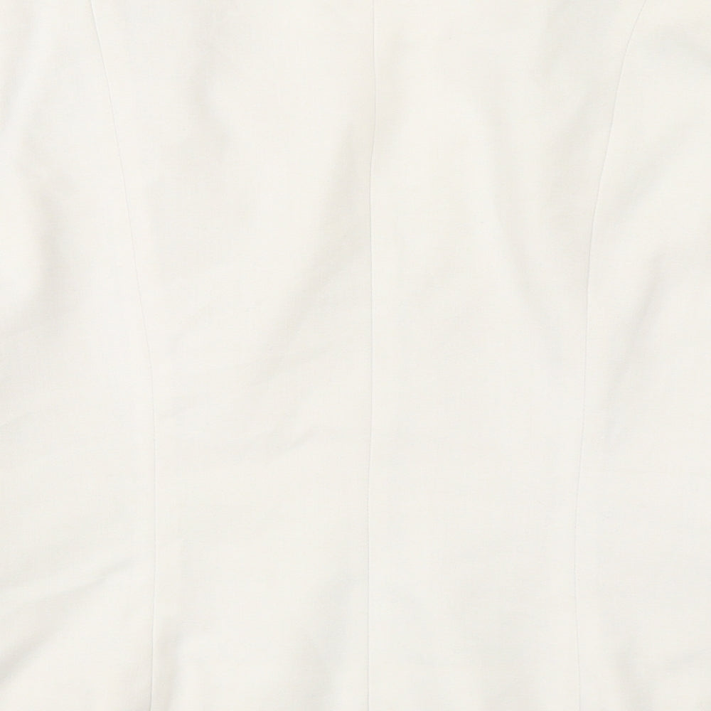 Newlook Womens White   Jacket Blazer Size 10