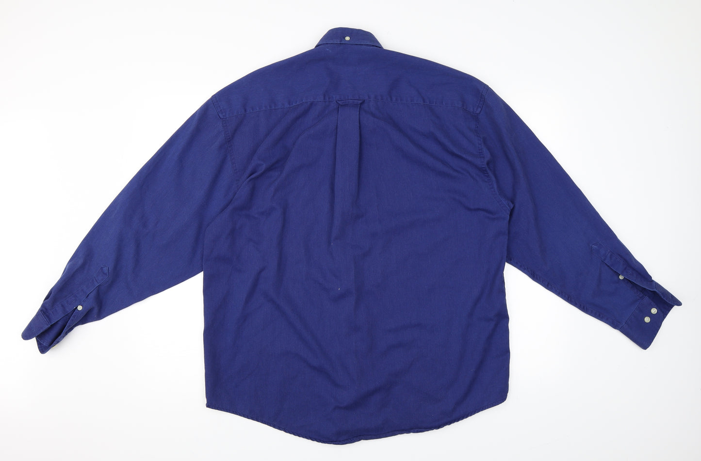 Zantos Mens Blue    Button-Up Size L