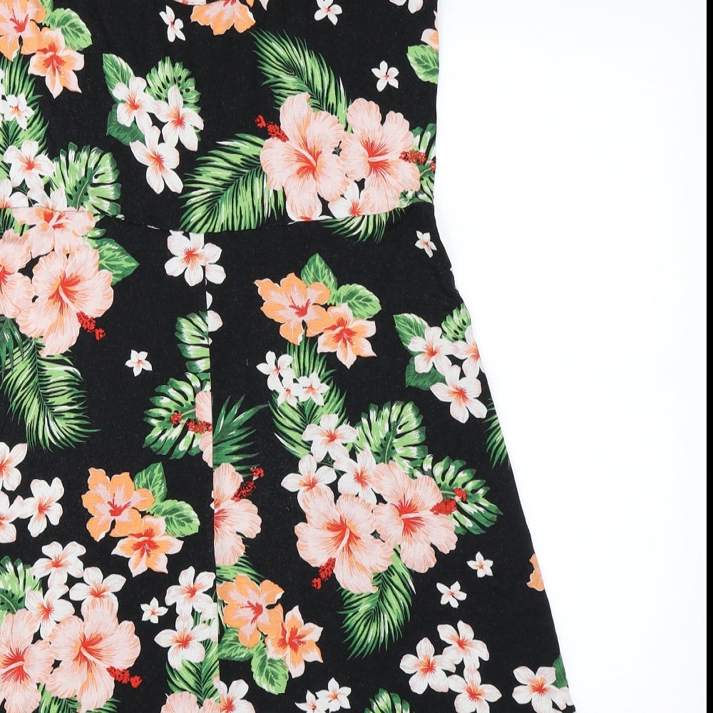 George Womens Multicoloured Floral  Skater Dress  Size 14