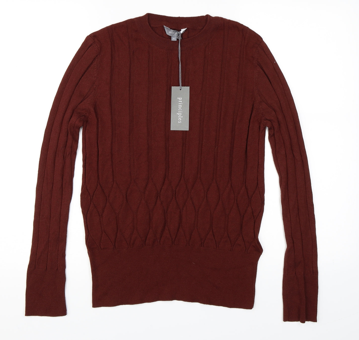 Principles Womens Brown   Pullover Jumper Size 16
