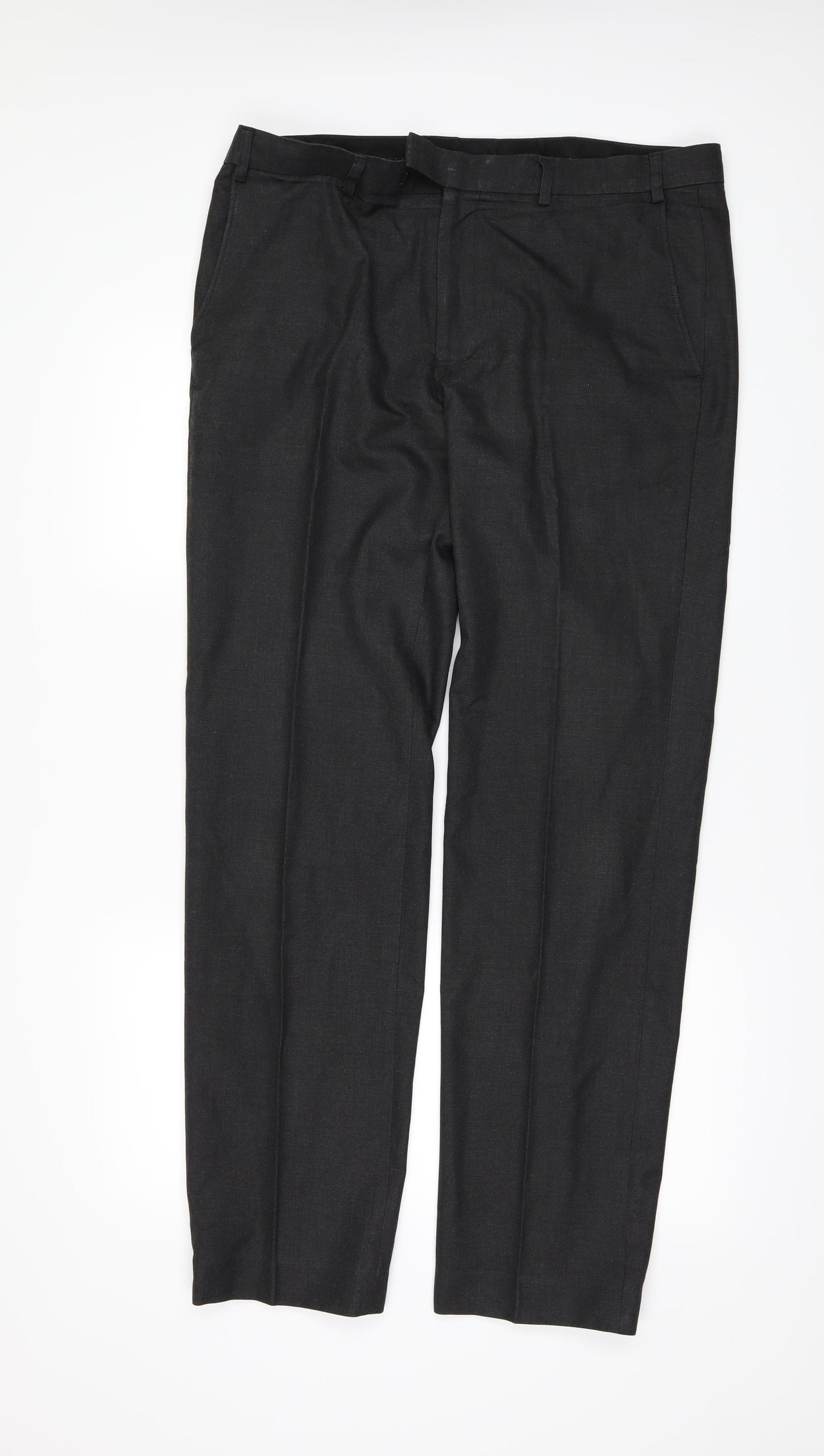 Marks and Spencer Mens Grey   Trousers  Size 36 in L33 in