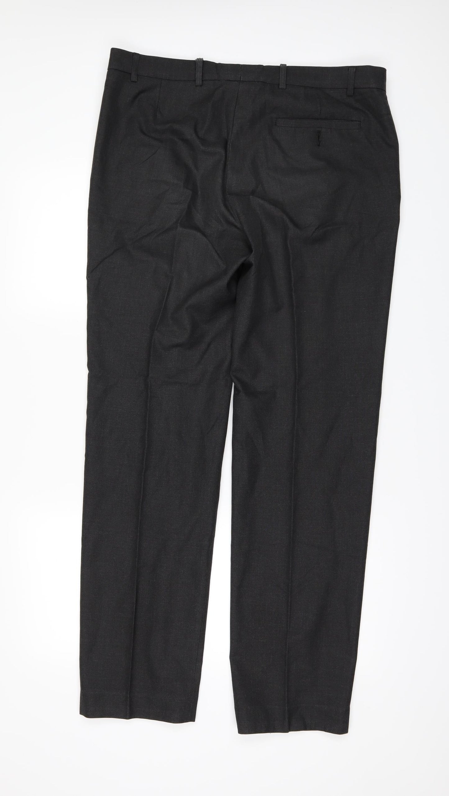 Marks and Spencer Mens Grey   Trousers  Size 36 in L33 in