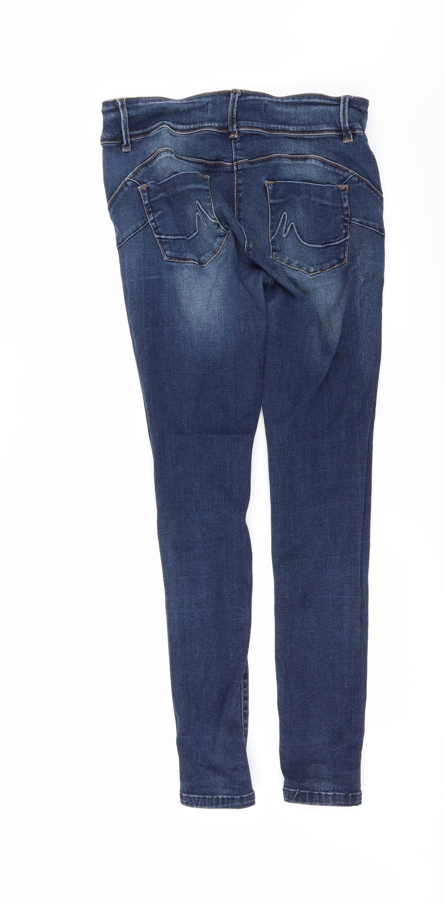 NEXT Womens Blue  Denim Skinny Jeans Size 14 L31 in