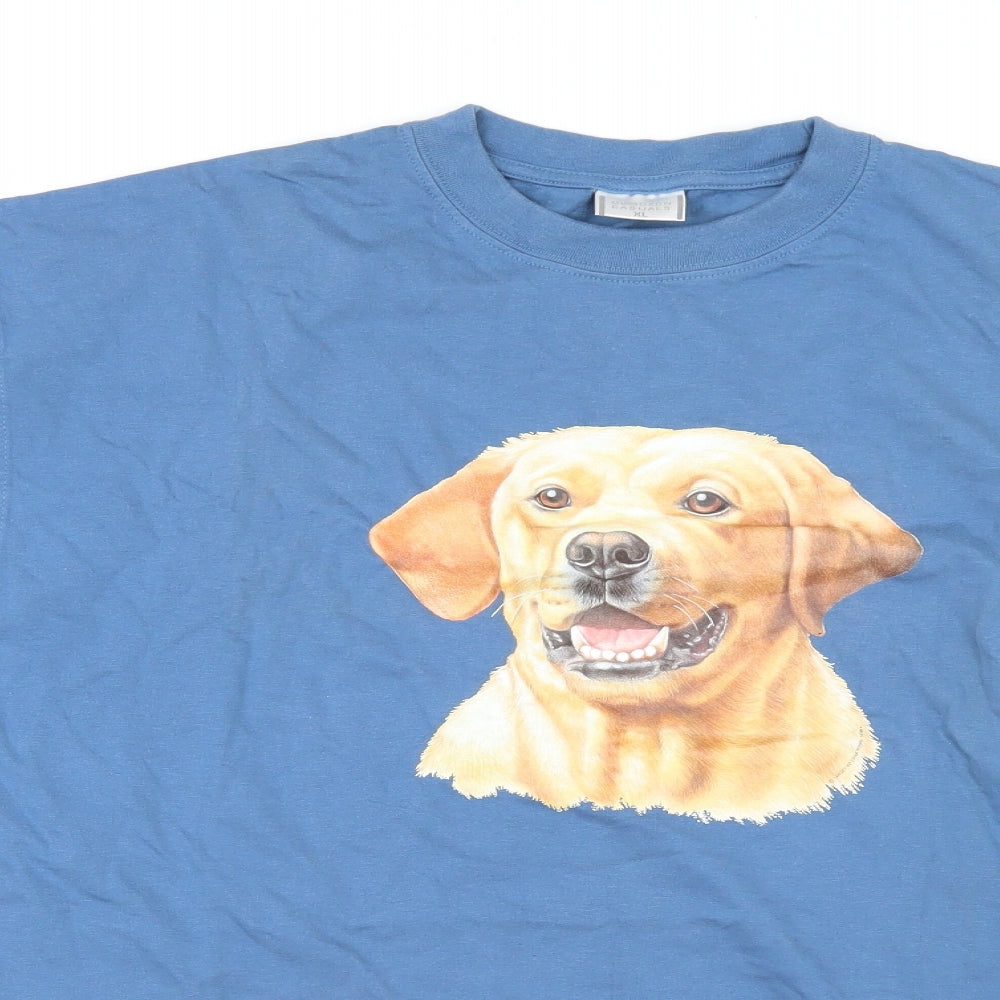 modren casuals Mens Blue    T-Shirt Size XL