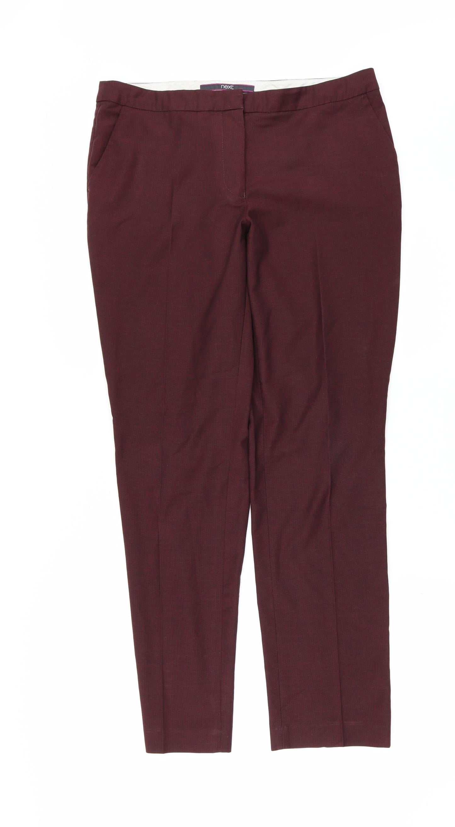 NEXT Womens Red   Trousers  Size 10 L29 in