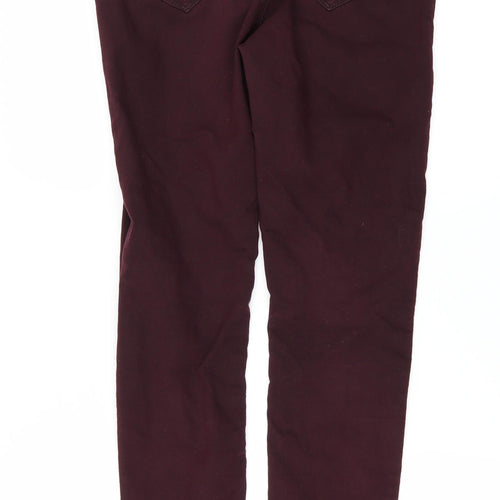 Dorothy Perkins Womens Red  Denim Jegging Jeans Size 10 L31 in