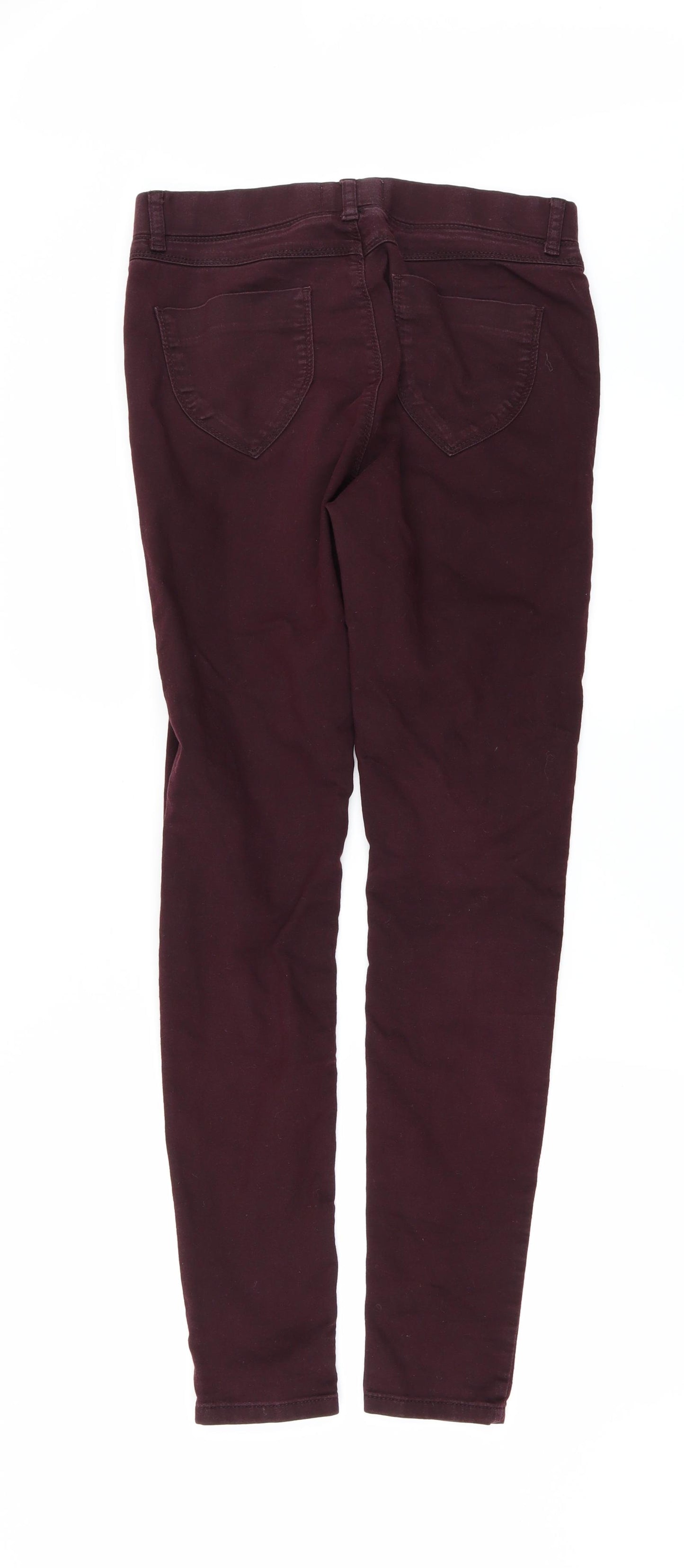Dorothy Perkins Womens Red  Denim Jegging Jeans Size 10 L31 in