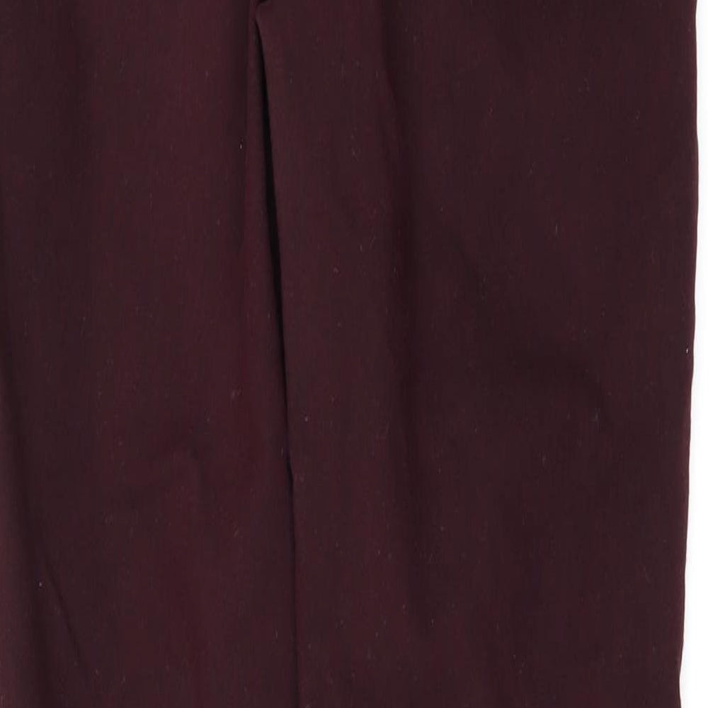 Dorothy Perkins Womens Red  Denim Jegging Jeans Size 10 L31 in