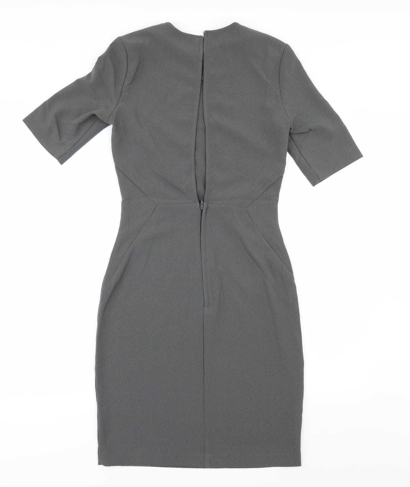 H&M Womens Grey   Pencil Dress  Size 6