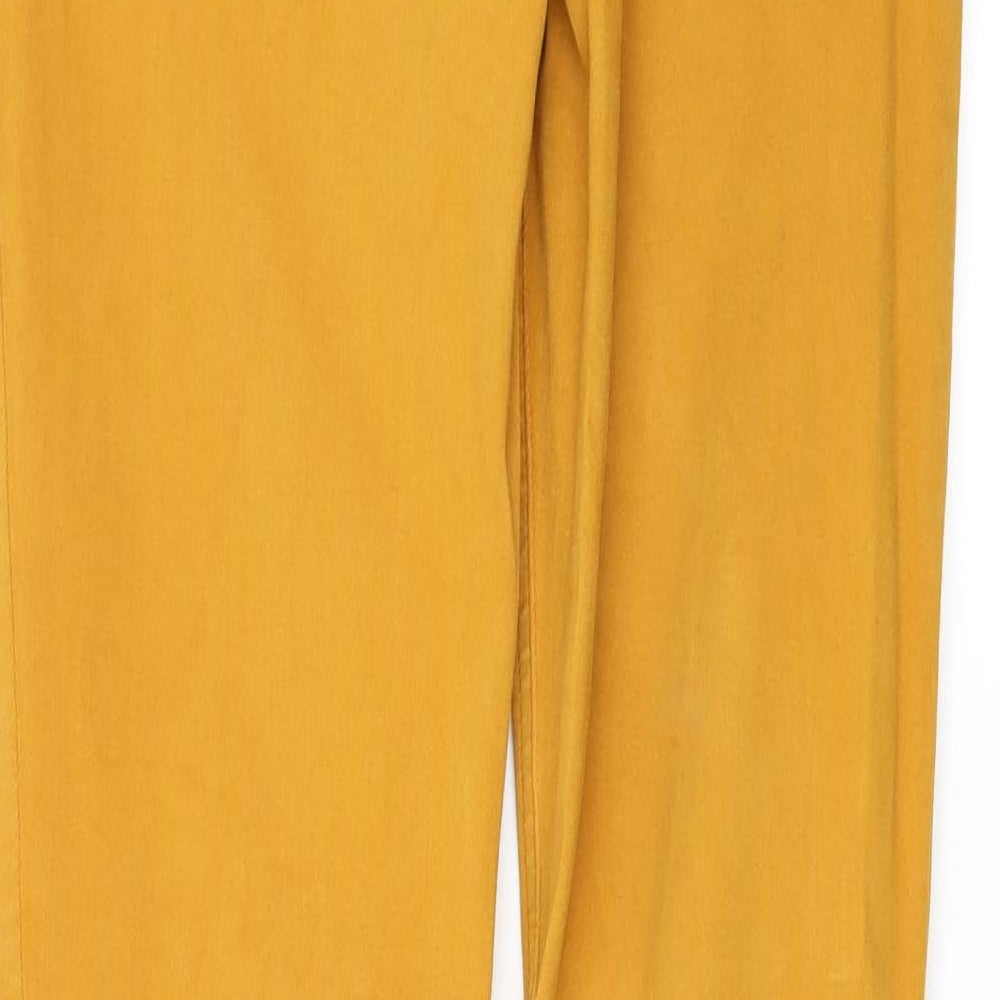 Zara Womens Yellow  Denim Skinny Jeans Size 8 L31 in