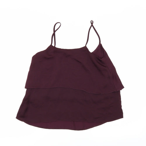 New Look Womens Red   Camisole Blouse Size 8