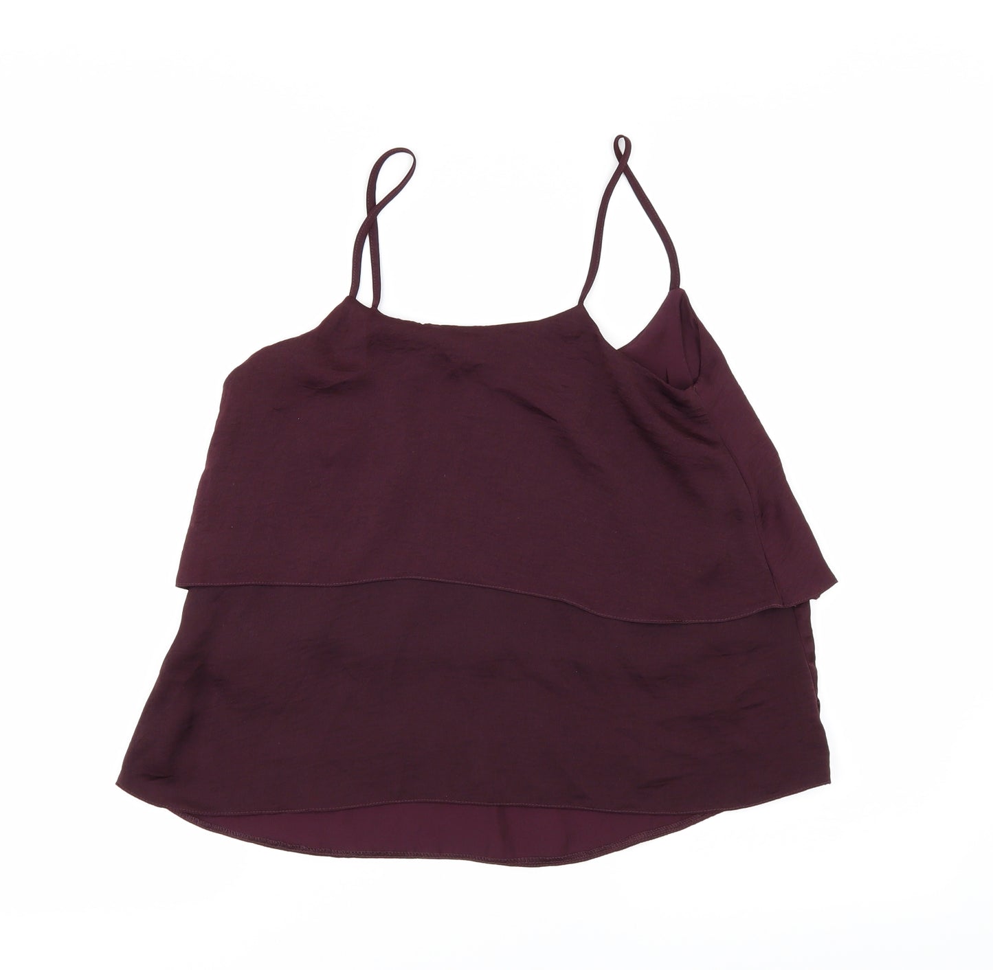 New Look Womens Red   Camisole Blouse Size 8