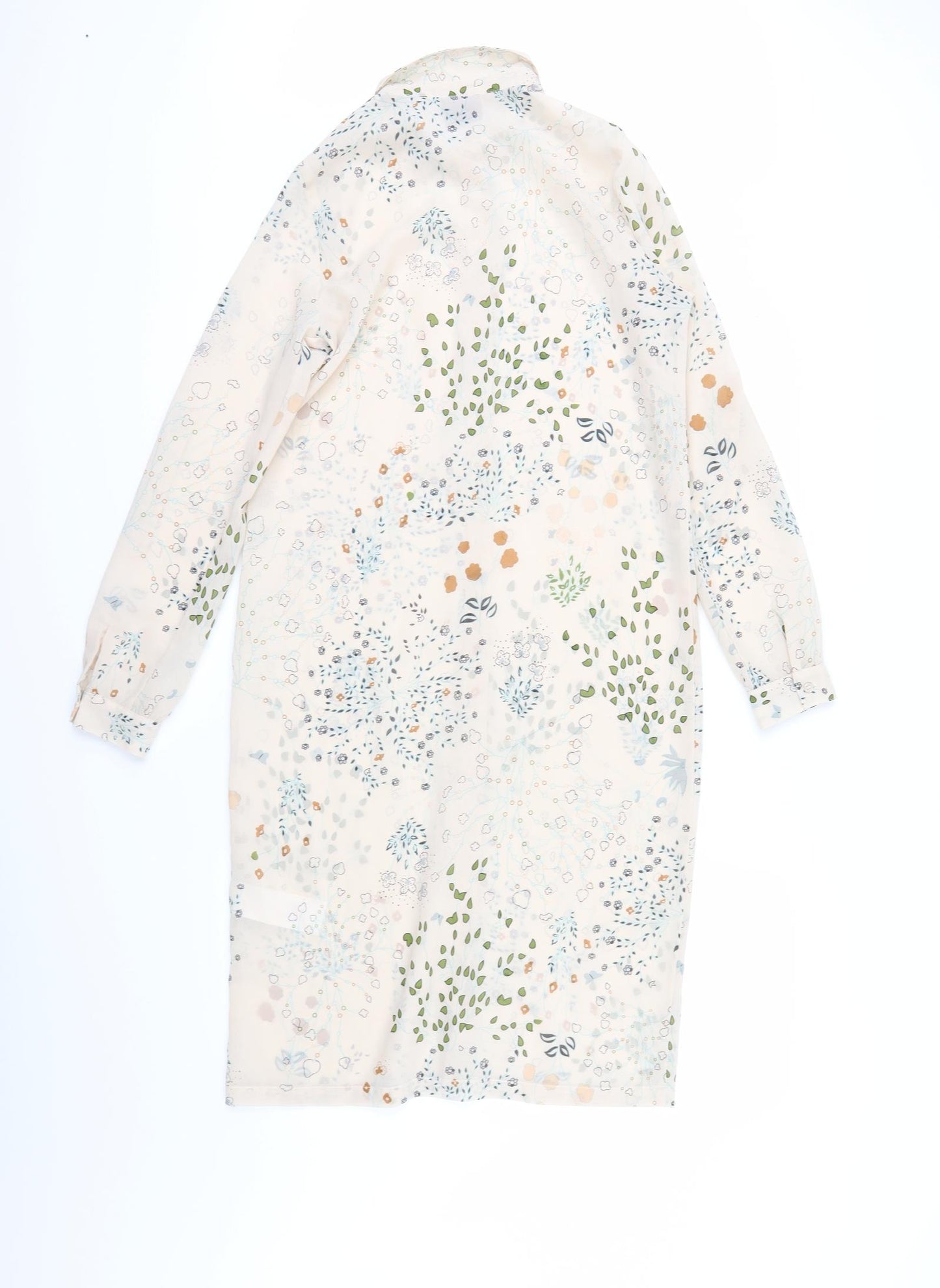 Vera Moda Womens Beige Floral  Basic Button-Up Size XS